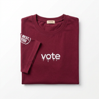 VOTE Oversized Printed T-Shirt 0726