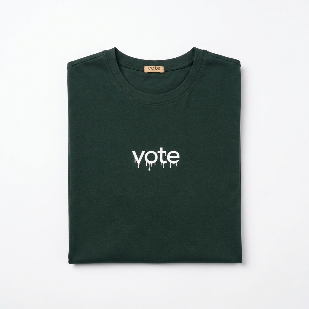VOTE Oversized Printed T-Shirt 0726