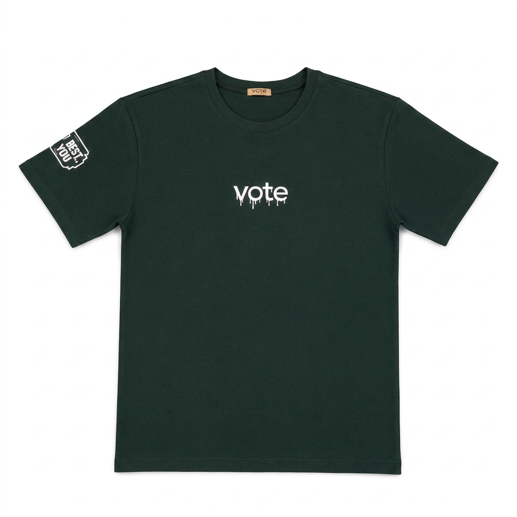 VOTE Oversized Printed T-Shirt 0726